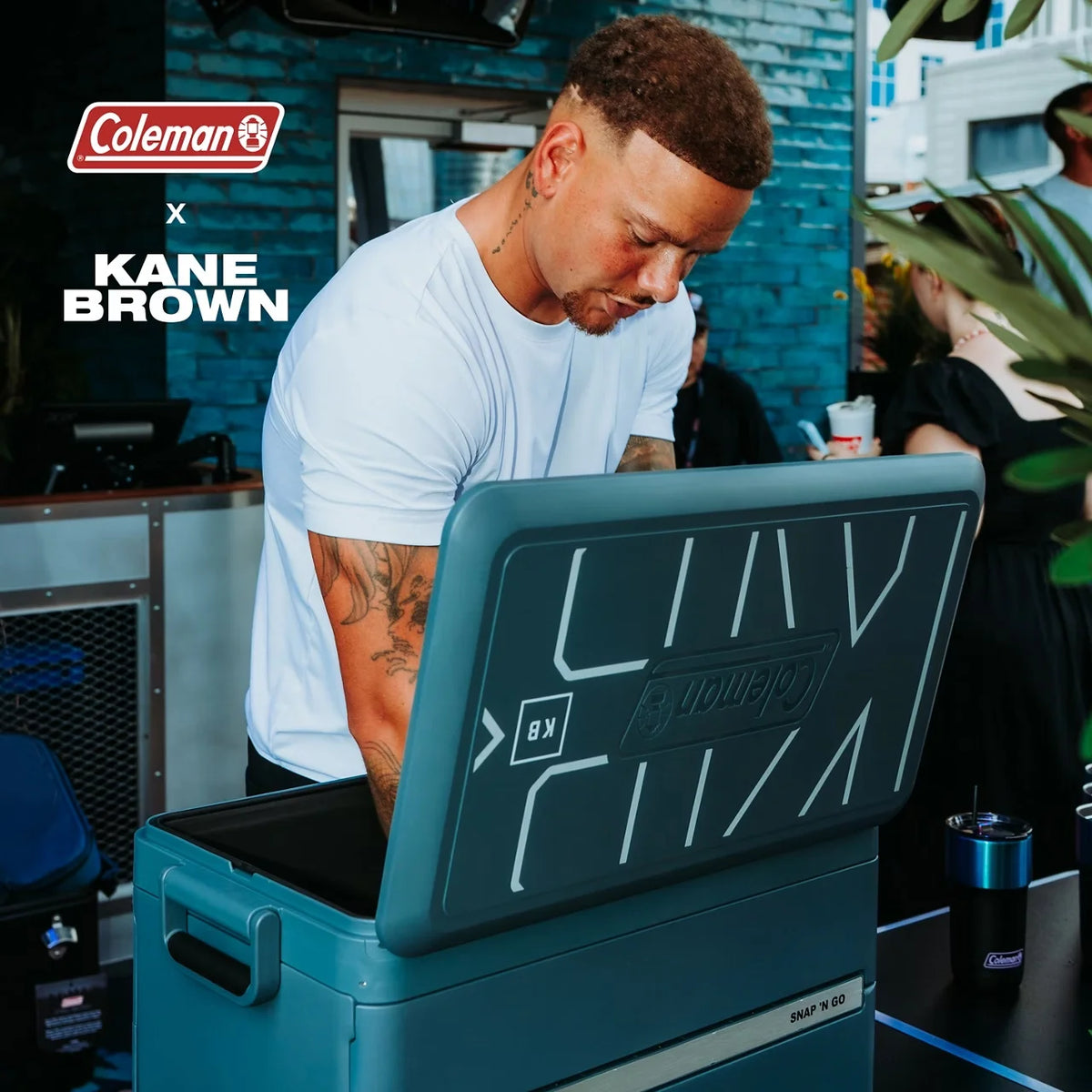 Kane Brown x Coleman® 45QT Snap 'N Go Cooler
